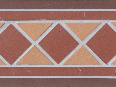 Подступенник мозаичный из клинкера (на сетке) 0,25*0,15 м, Square Микс, Экоклинкер