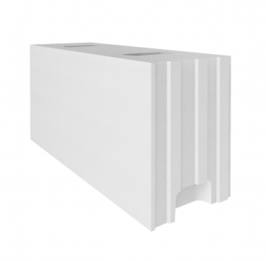 Блок силикатный среднеформатный для наружных стен СБС 1-180 мм (32 шт/под.)