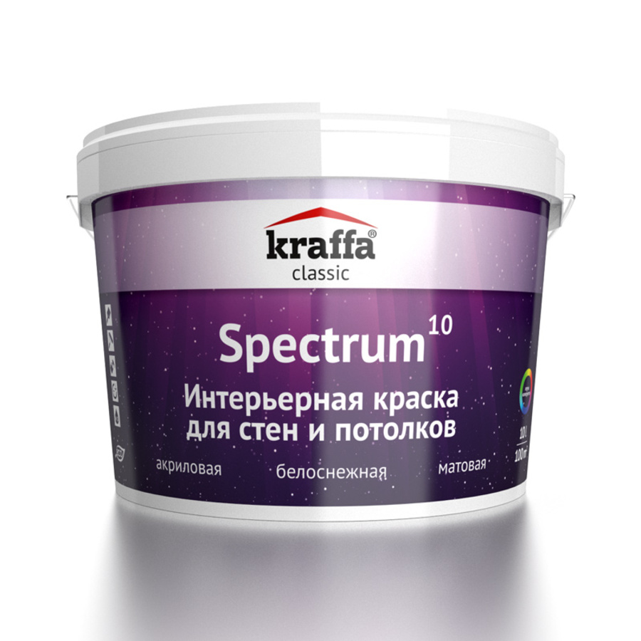 Краска Спектр -10, Kraffa, 10 л